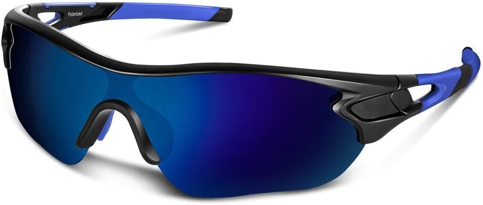 BEACOOL Polarized Sports Sunglasses for Men Women Youth TAC Glasses UV400 Protection Cycling Running Driving Fishing Golf Motorcycle Baseball