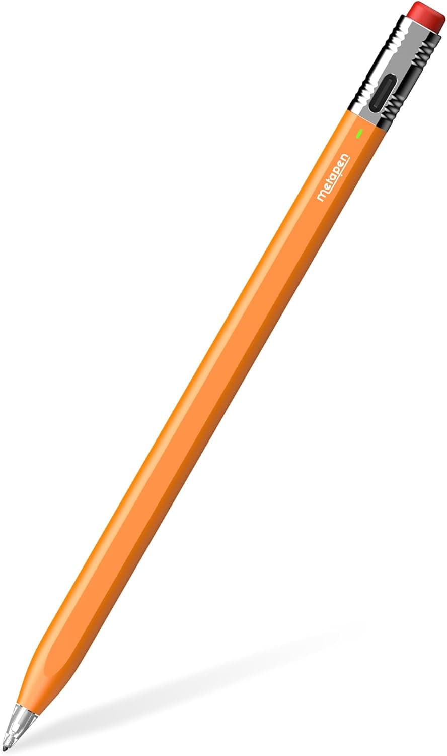 Metapen Air8 Pro X Penna per Apple iPad 2018-2026,26h di Batteria,Compatibile con iPad 11 A16/10/9/8/7,Air 5/4/3/M2/M3/M4,Pro M5,Mini 5/6,Pencil per iPad con Punta Air-Flex Morbida,Silenziosa,Precisa