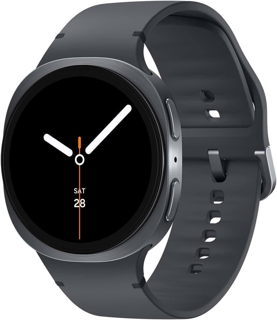Samsung Galaxy Watch8 Smartwatch mit Galaxy AI, Fitness-Uhr und Fitness-Tracker, Sport Band, Wellness- und Schlaf-Coaching, 44 mm, Bluetooth, Graphite, 3 Jahre Herstellergarantie