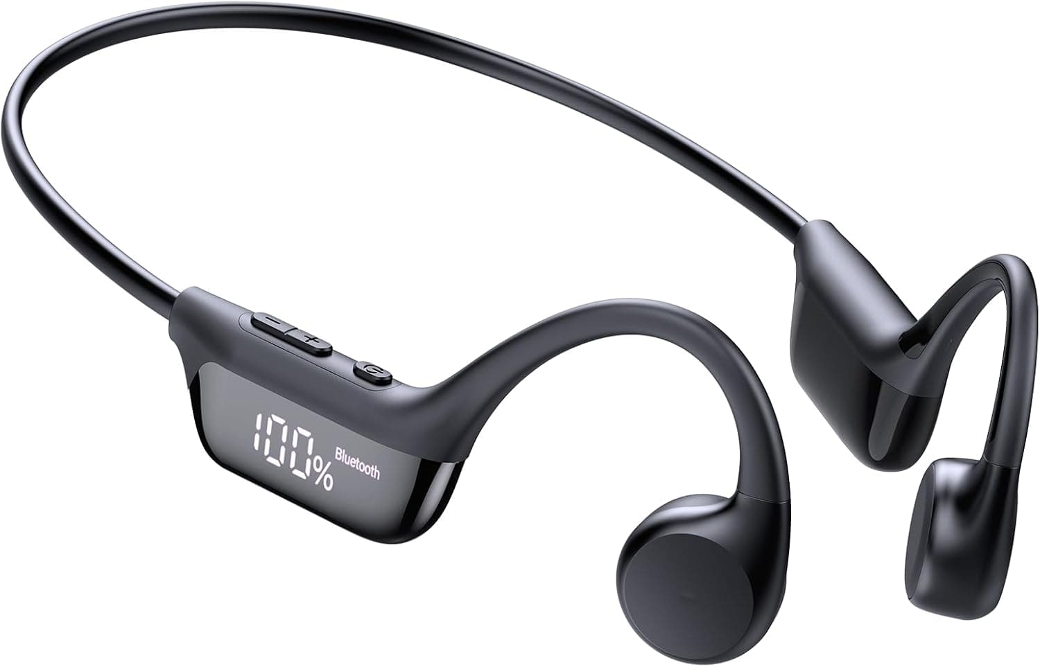Knochenschall Kopfhörer, Bluetooth 6.0 Open Ear Kopfhörer mit 12 Stunden Spielzeit, LED-Anzeige, IPX7 wasserdichte Schweißfeste Sportkopfhörer Kopfhörer für Fitness/Radfahren/Fahren/Laufen