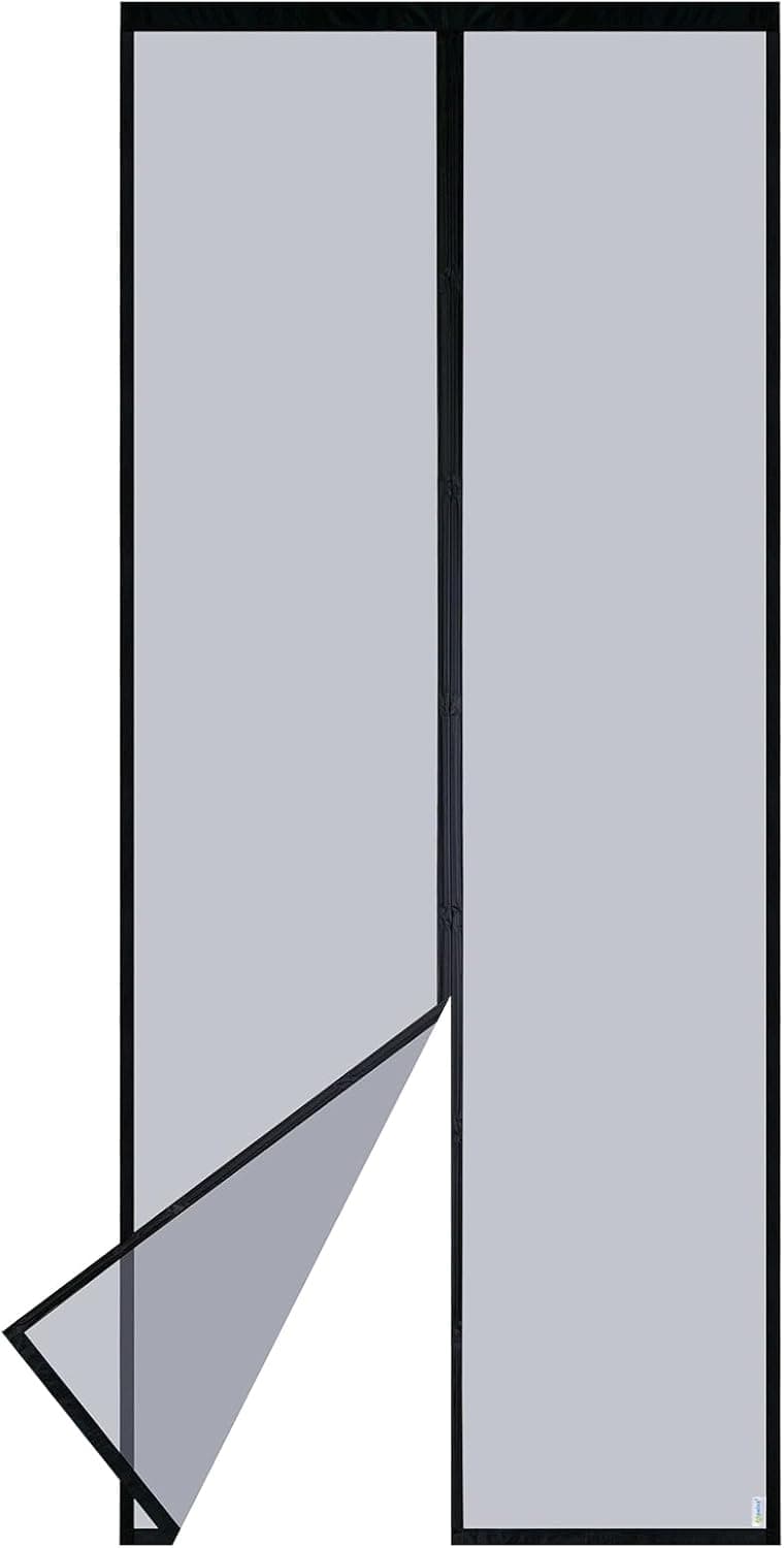 Apalus VP Zanzariera Magnetica per Porta Balcone 120×240 cm, 2× più resistente del modello Classico, anti-graffio per gatti, magneti più forti, fascia auto-adesiva larga 3,8 cm, non accorciabile