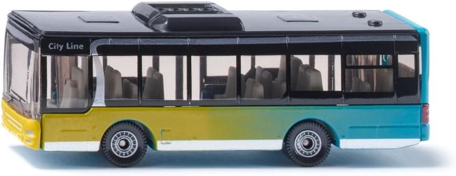Siku 1400, Linienbus, Metall/Kunststoff, Multicolor, Vielseitig einsetzbar, Spielzeugfahrzeug für Kinder