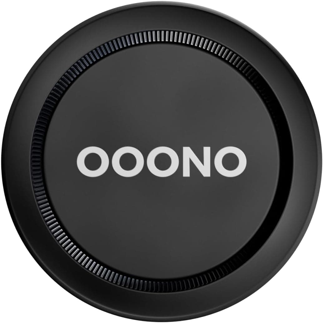 OOONO Co-Driver 1 rilevatore autovelox nero – avvisi autovelox e pericoli in tempo reale | senza abbonamento | batteria al litio 3 V | compatibile Apple CarPlay e Android Auto