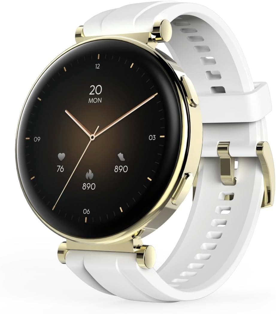 Hama Reloj Inteligente (Pantalla a Color AMOLED de 1,32", función de teléfono, Impermeable, Whatsapp, Correo electrónico, Asistente de Voz, Monitor de sueño, 110 Modos Deportivos, podómetro)