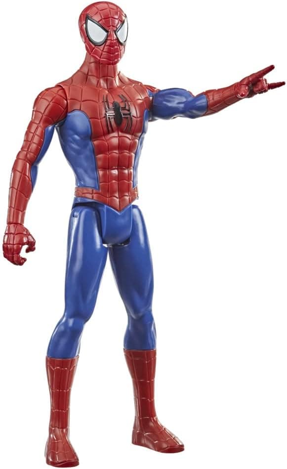 Hasbro Spider-Man, Action Figure del Supereroe Giocattolo, Personaggio Titan Hero Alto 30cm con Parti Mobili, Giochi per Fan delle Figure della Serie dei Film e dei Fumetti