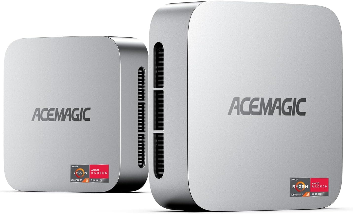 ACEMAGICIAN K1 Mini PC, AMD Ryzen R2544 Windows 11 Pro Mini PC (bis zu 3,70 GHz),8GB DDR4 256GB M.2 SSD Mini Computer mit RJ45 | 4K Triple Display | WiFi 5 für Zuhause/Büro/Schule