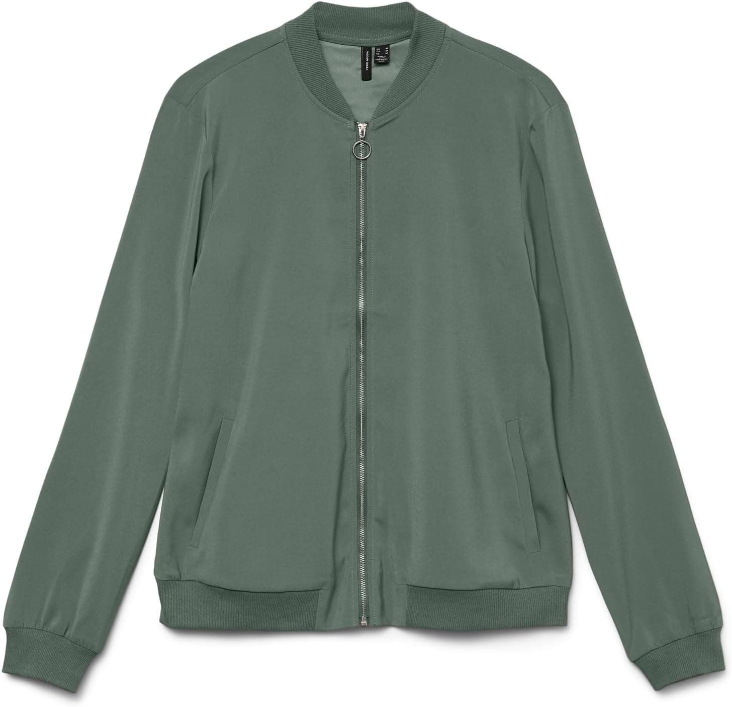 VERO MODA Mujer Chaqueta Blouson Fly Away Cuello Cremallera Chaqueta Ligera Versátil