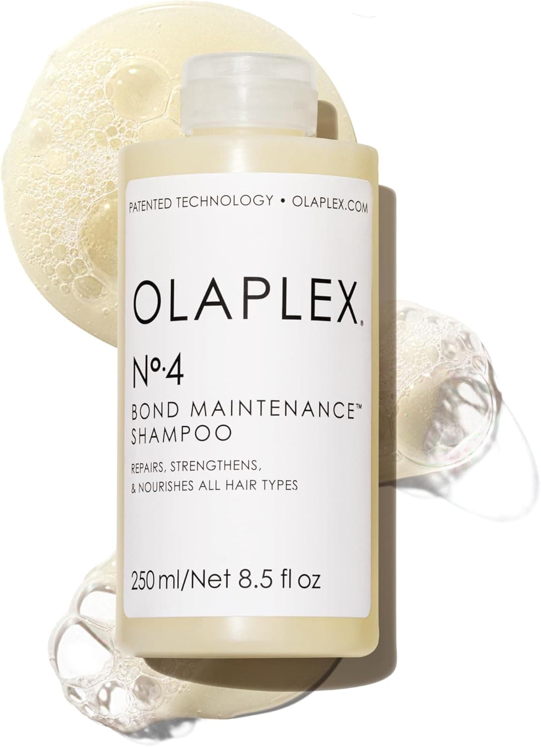 Olaplex No 4 Shampoing D'entretien des Liaisons, Répare, Renforce et Nourrit Tous Types de Cheveux, Apporte Brillance et Douceur, Sans Sulfate, 250ml