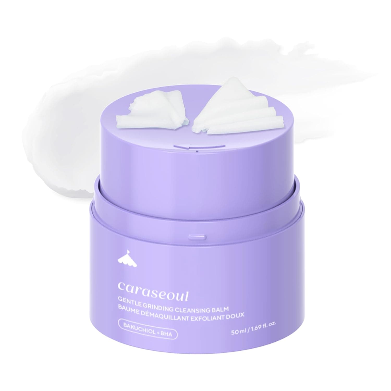 caraseoul Sanftes Grinding Cleansing Balm – Porenverfeinernde K-Beauty Reinigung mit BHA & Bakuchiol – Sanfte Klärung für ein reines Hautbild – Vegan & Reisefreundlich [50ml]
