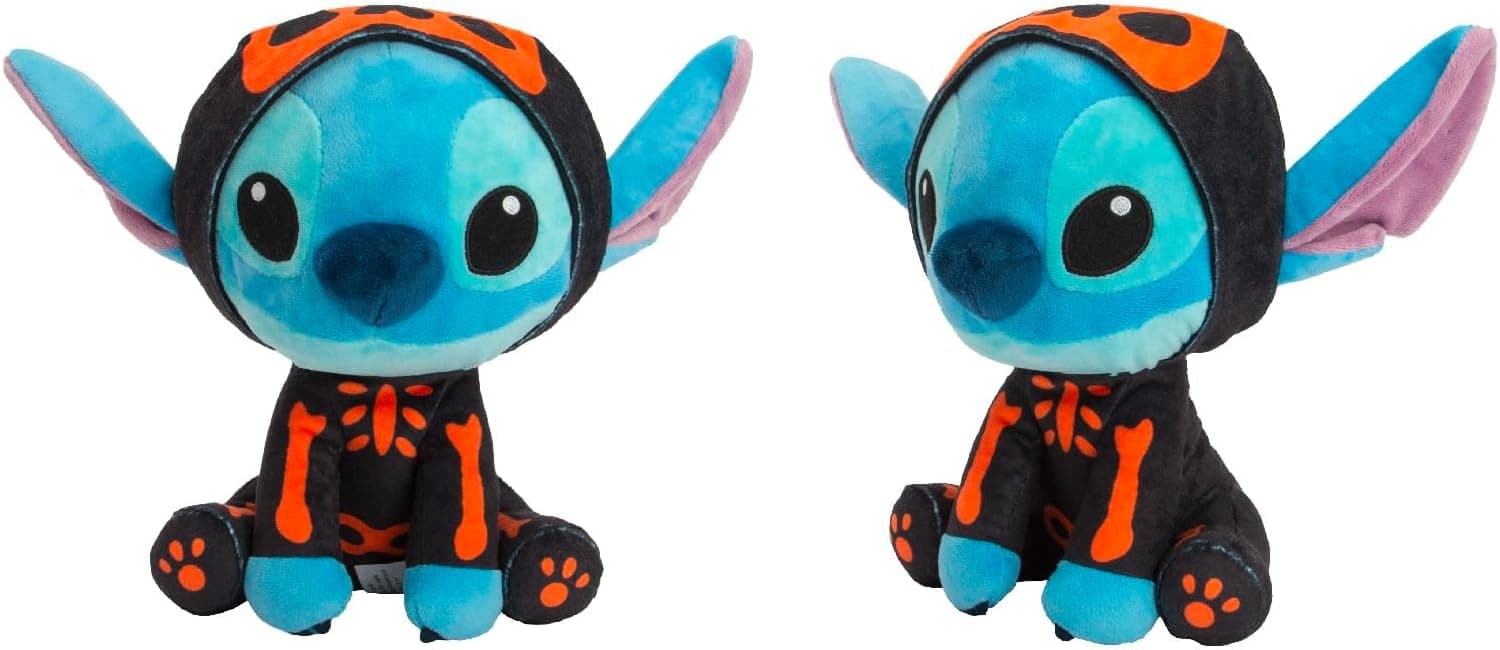 Simba Peluche Stitch Esqueleto 25 cm Licencia Disney 100% Original, Apto para Todas Las Edades (6315870621)