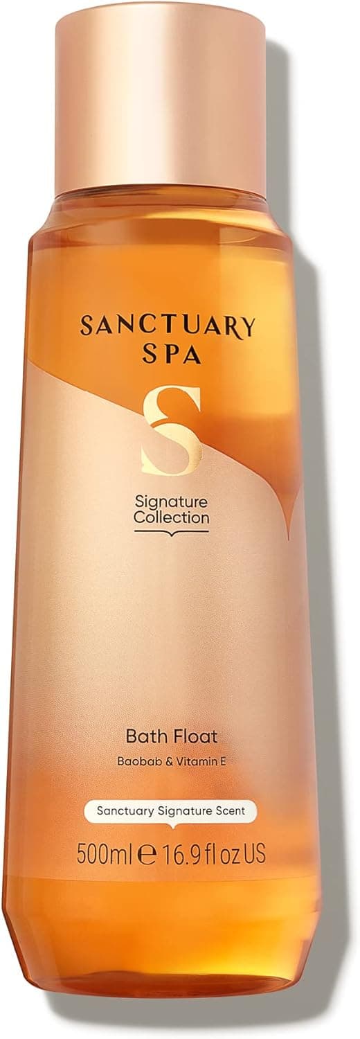 Sanctuary Spa Bath Float, No Mineral Oil, Cruelty Free & Vegan Bubble Bath for Women, 500ml