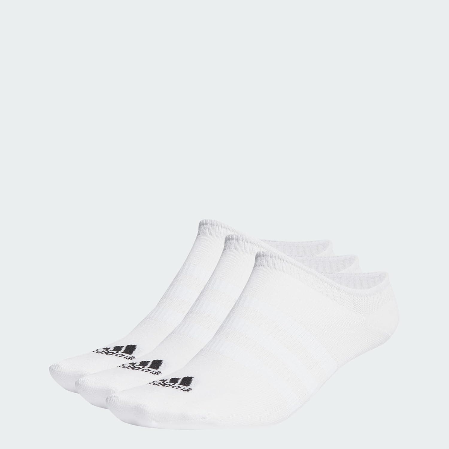 adidas Unisex adulto Thin and Light No-Show Socks 3 Pairs