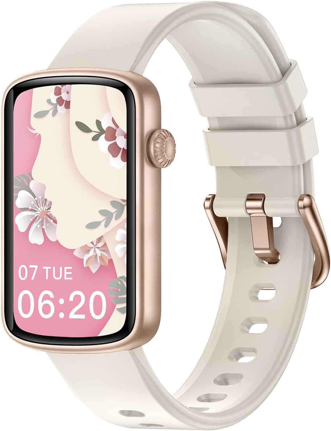 Smartwatch Donna Piccolo Elegante Orologio Fitness Display AMOLED Contapassi Cardiofrequenzimetro SpO2 Ciclo Mestruale Sonno Notifiche Impermeabile 5ATM Idee Regalo Donna per Android iOS