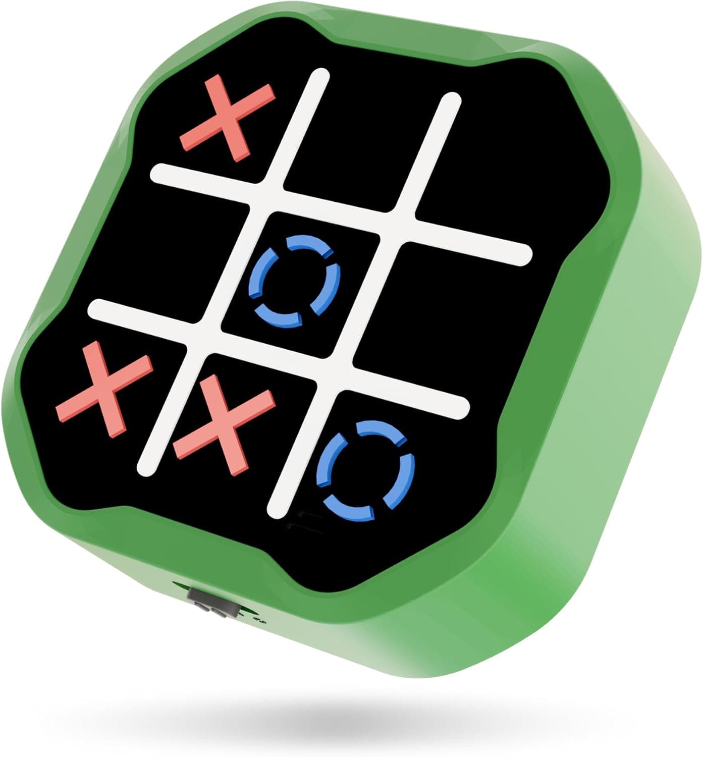 3-in-1 Electronic Tic Tac Toe Toy, Family Travel Game for Kids and Adults, Handheld Game Gift with Silent Mode