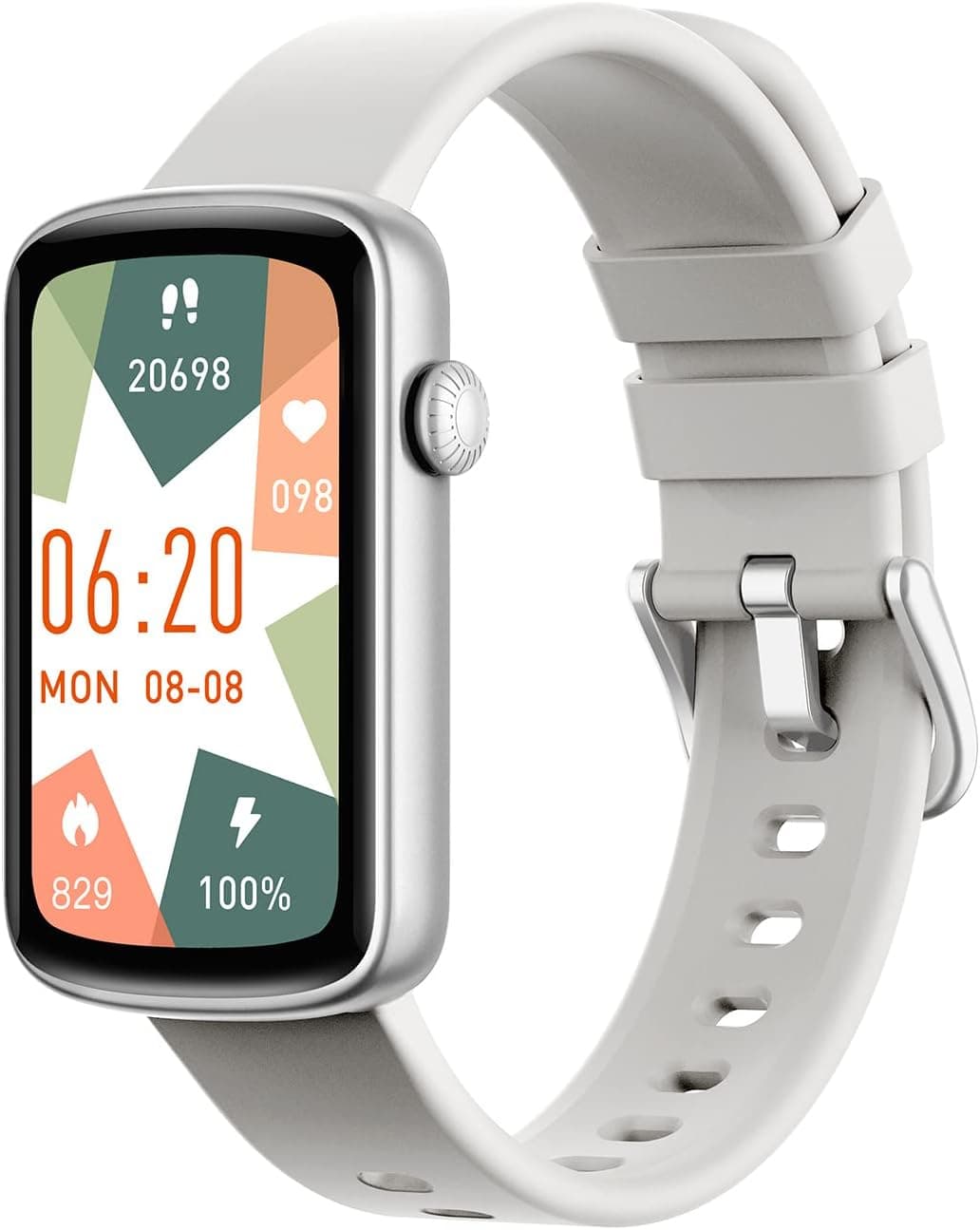 Reloj Inteligente Mujer,Pulsera Inteligente con Oxímetro, IP68 Impermeable,DIY Esfera Reloj, Monitor Sueño, Podómetro, Pulsómetro Smartwatch Mujer para Android iOS