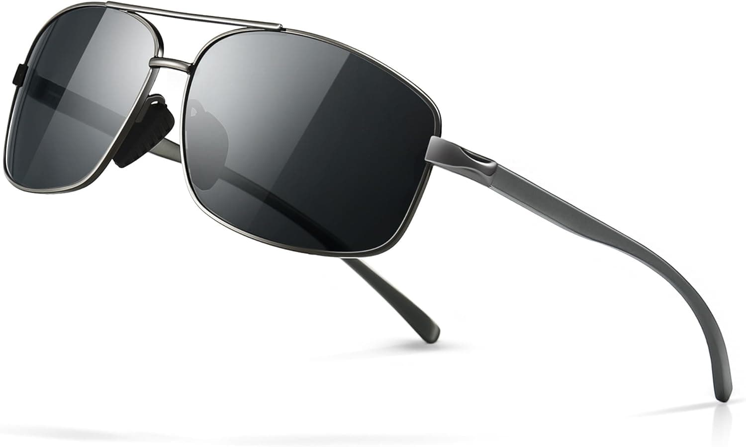 SUNGAIT Lightweight Rectangular Polarized Sunglasses Man UV400 Protection