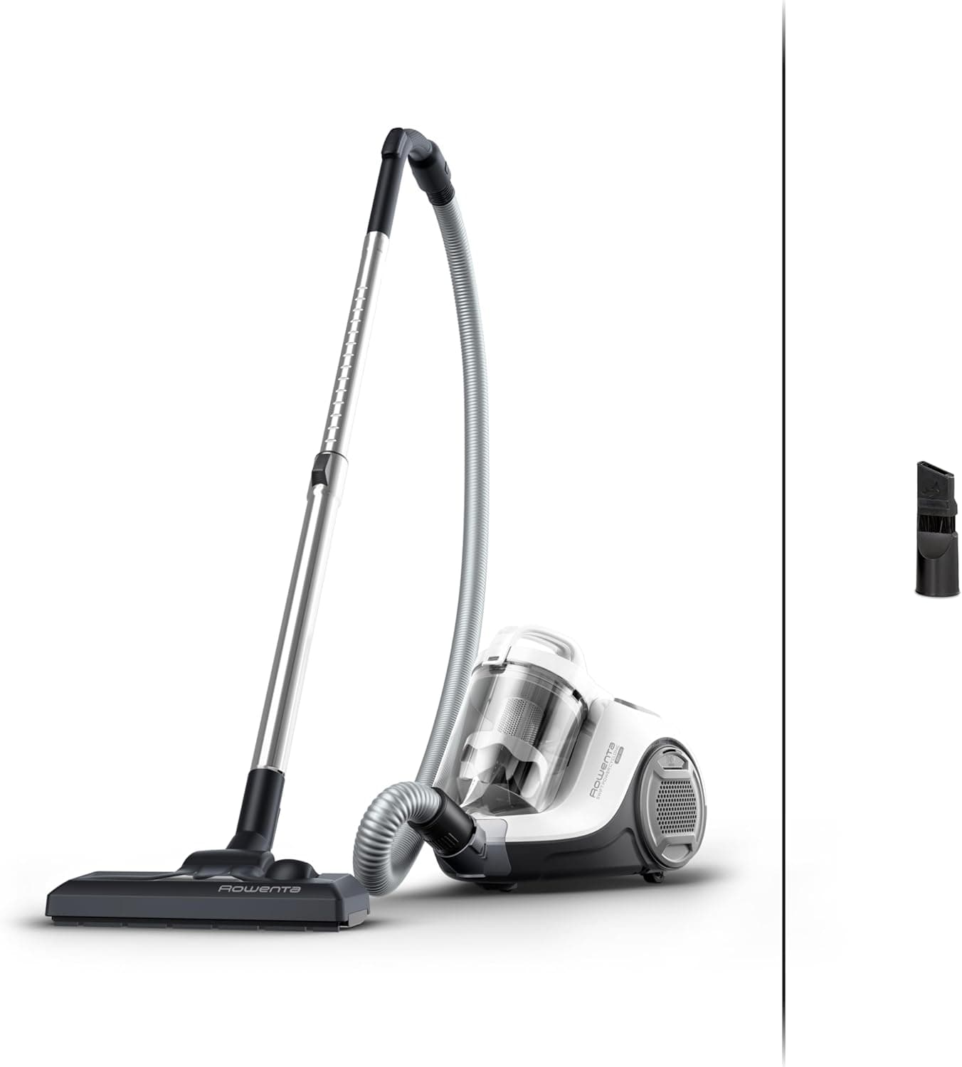 Rowenta Swift Power Cyclonic Bodenstaubsauger – 900 W starke Saugleistung, kompakt und leicht, 1,2 l Staubbehälter, 77 dB leise, 7,6 m Aktionsradius, beutelloser Staubsauger für Hart- und Teppichböden