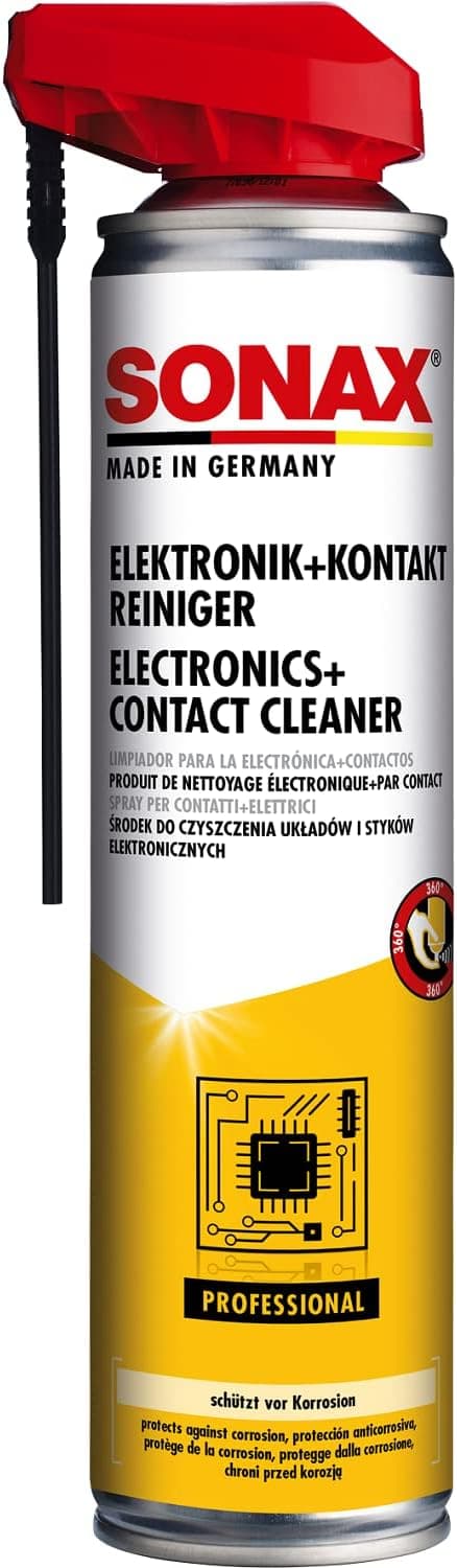 SONAX Limpia sistemas electrónicos + contactos con EasySpray (400 ml) asegura limpieza y protege contra corrosión y residuos | N.° 04603000