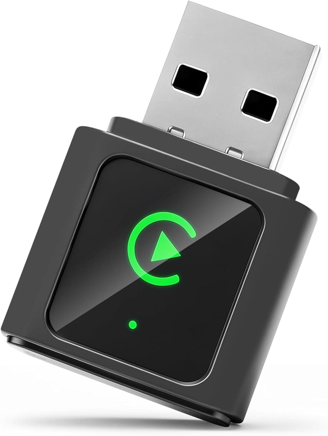 2 in 1 Wireless CarPlay Adapter & Android Auto Wireless Adapter, Bluetooth 5.3 & 5.8GHz WiFi, Plug & Play, Automatische Verbindung, Mini Wireless CarPlay Dongle für iPhone & Android