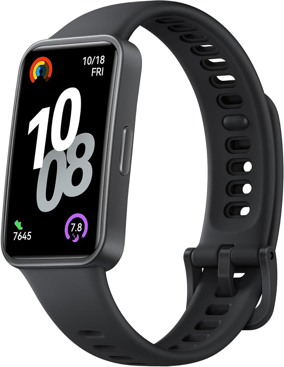 HUAWEI Band 10 Smartwatch, KI-gestütztes Fitness-Tracking mit Schlafanalyse, Durchschnittliche Herzfrequenzvariabilität (HRV) im Schlaf, Bis zu 14 Tage Akkulaufzeit, für iOS & Android, Schwarz