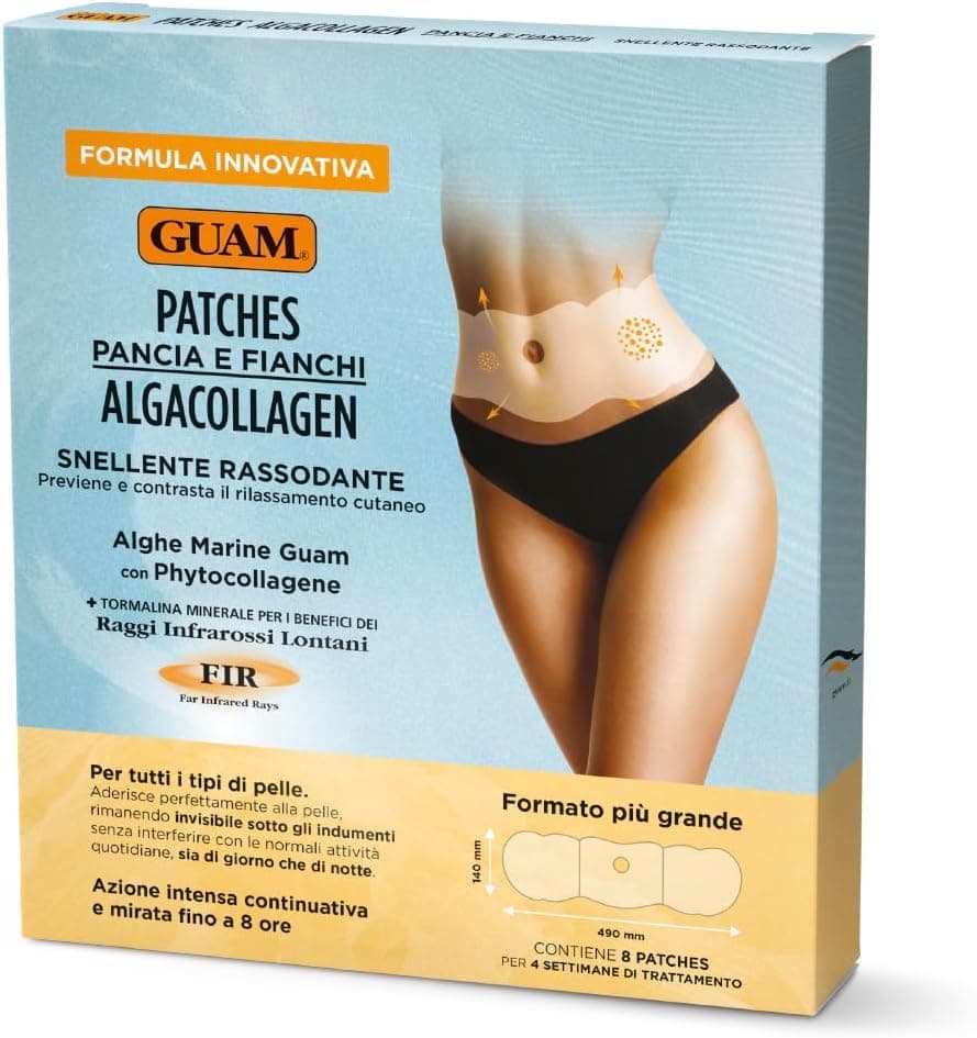 Guam Fir Patches pancia e girovita Algacollagen busta da 8 cerotti