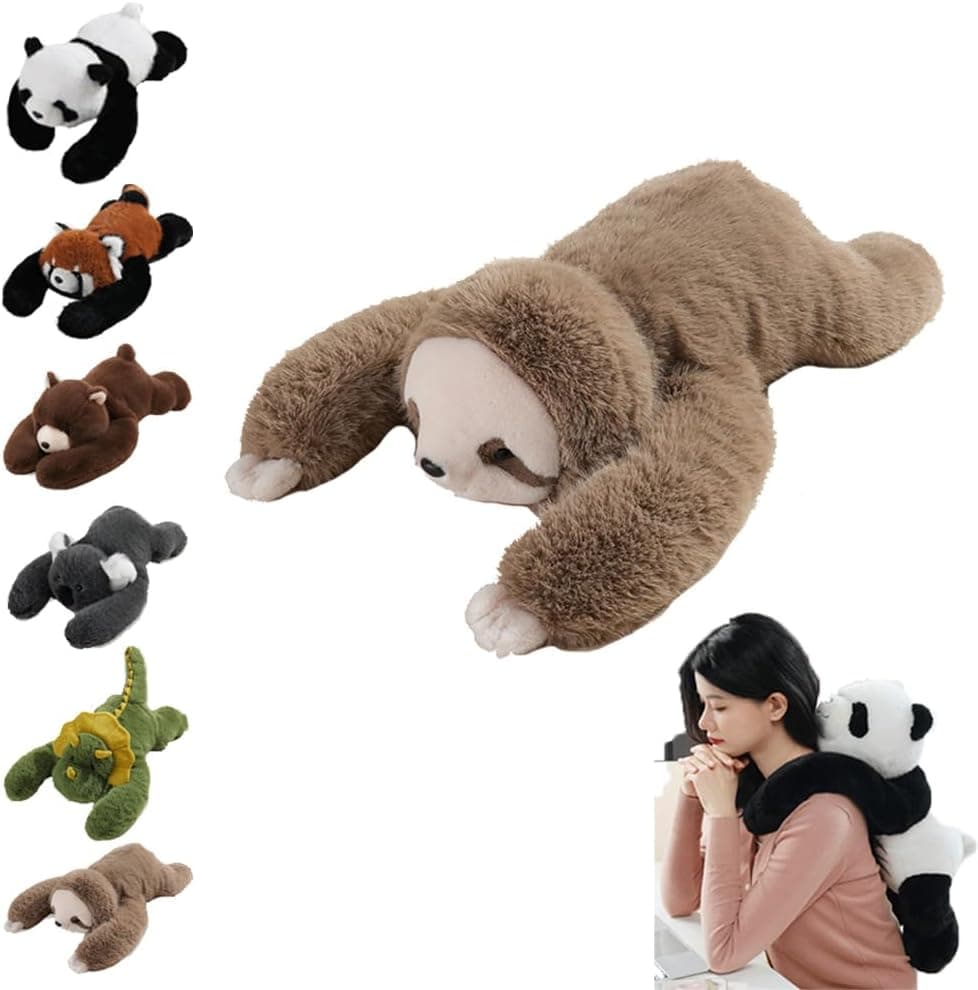 Peluche lestée, Animaux lestés pour Adultes, Coussin lesté pour soulager l'anxiété et favoriser Le Sommeil (Paresseux, 45CM)