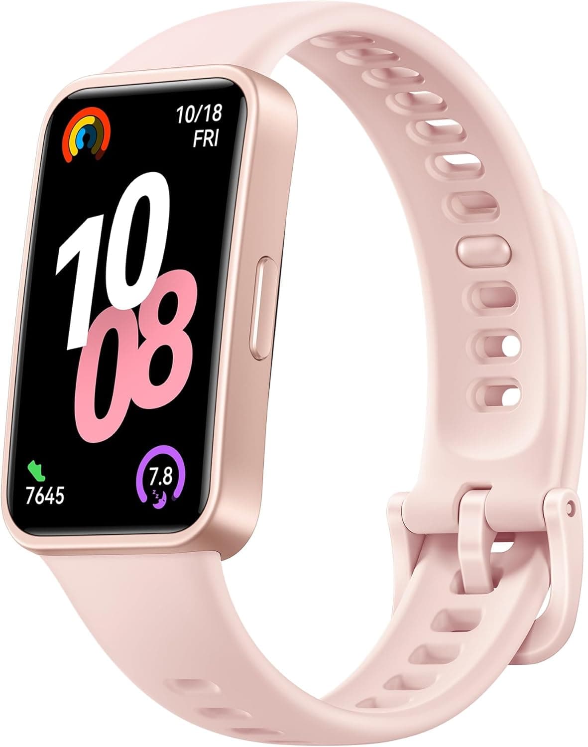 HUAWEI Band 10 Smartwatch up to 14 Days Battery Life, iOS & Android, Average Sleep HRV and Sleep Insights with an AI-powered Fitness Monitoring Tracker, Sleep Breathing Awareness, Fast Charging, Pink