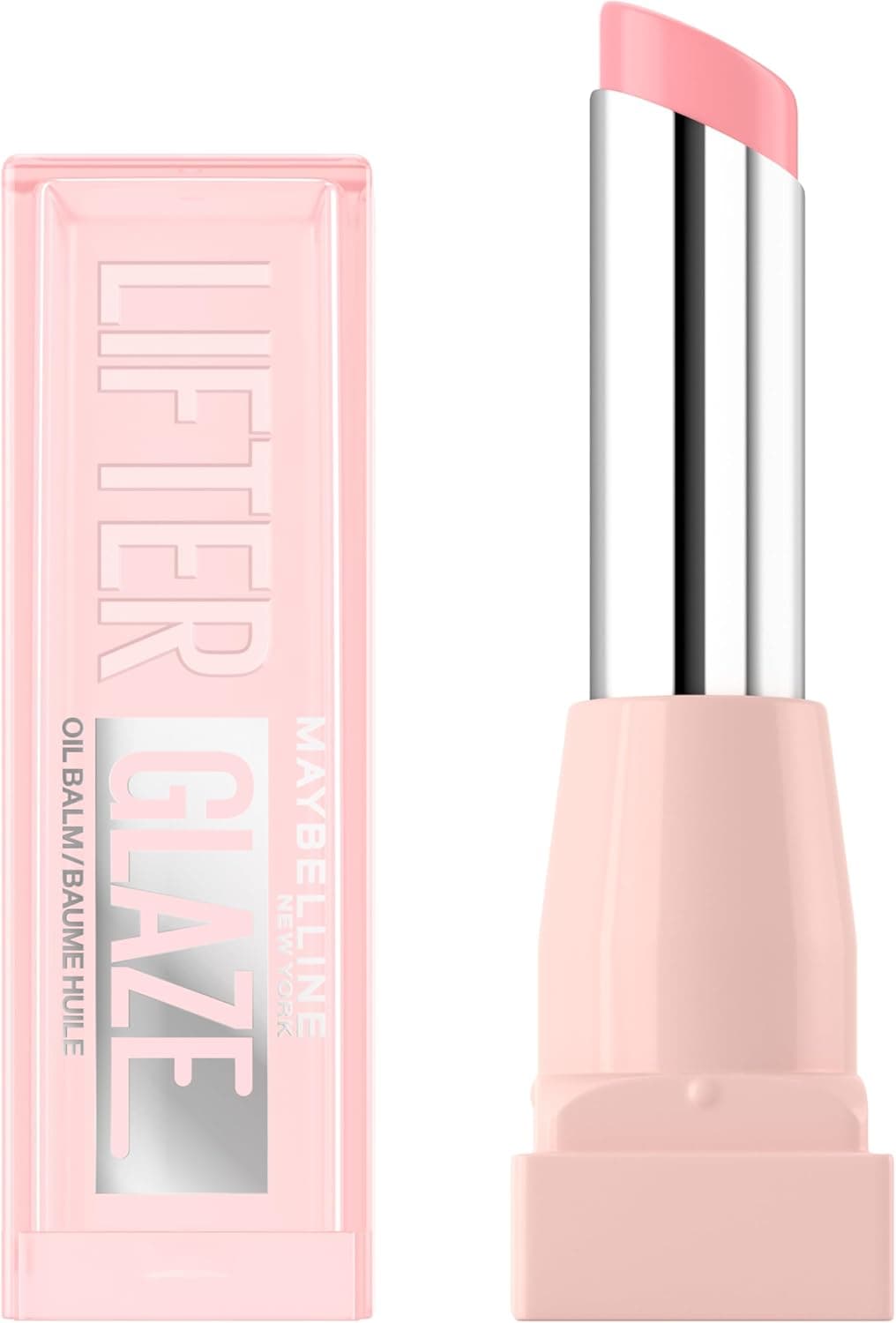 Maybelline New York Lifter Glaze Lip Oil Balm, Up to 24HR Hydration, Plumping for Fuller Lips, Hyaluronic Acid & Acerola Cherry Extract for Ultra-Comfortable Shine, Shade: Pink Drip