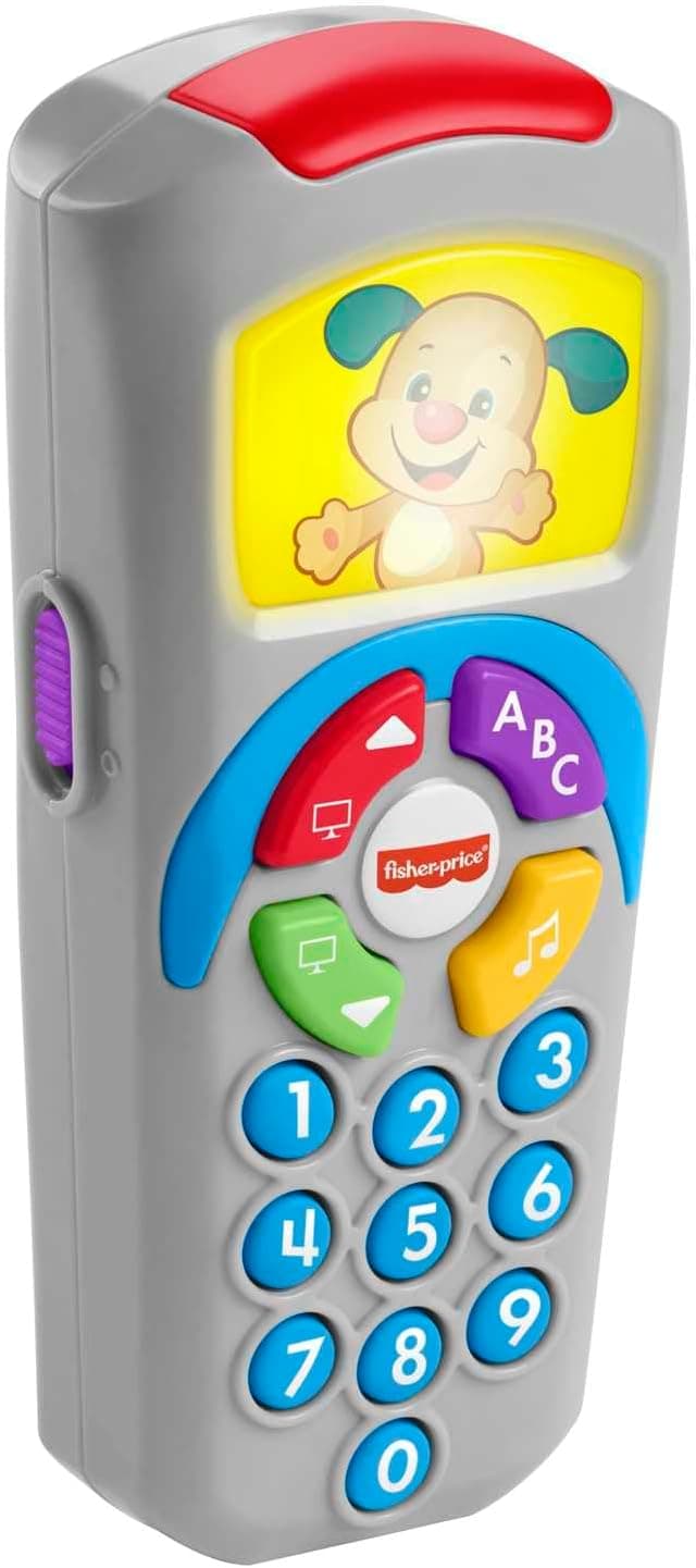 Fisher-Price Telecomando di Cagnolino, Giocattolo Educativo per l'Apprendimento, per Bambini da 6+ Mesi, versione Italiana, DLD33