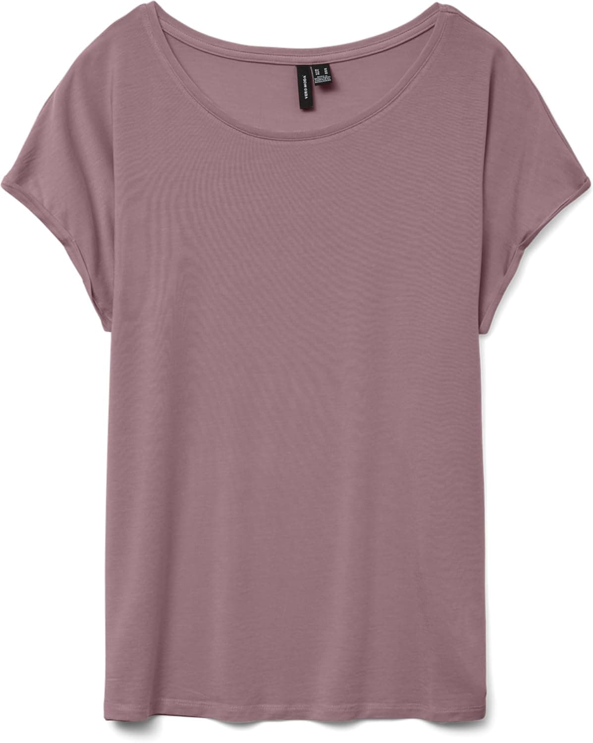 VERO MODA Vmava Plain Ss Top Gajrs Noos Camiseta Mujer (Pack de 1)