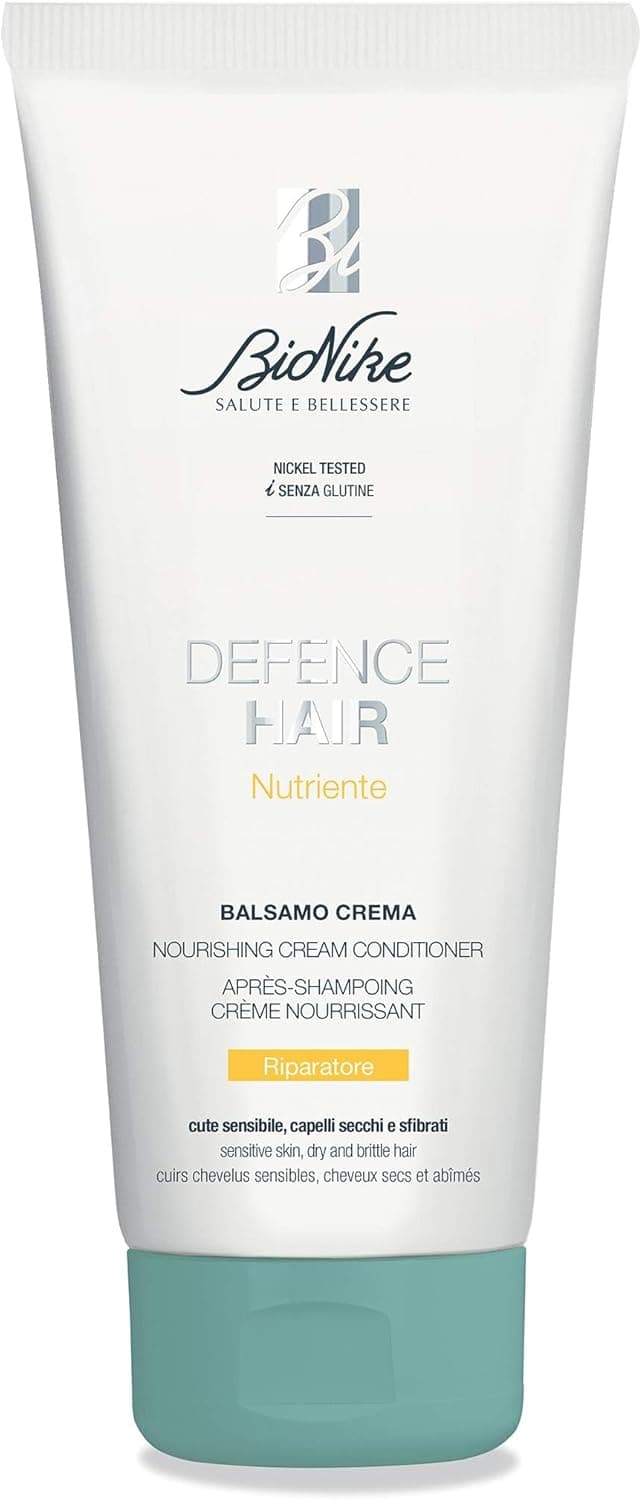 Bionike Defence Hair - Balsamo Capelli Nutriente per Cute Sensibile e Capelli Secchi, Protegge e Ripara il Capello in Profondità, Dona Setosità e Idratazione, 200 ml