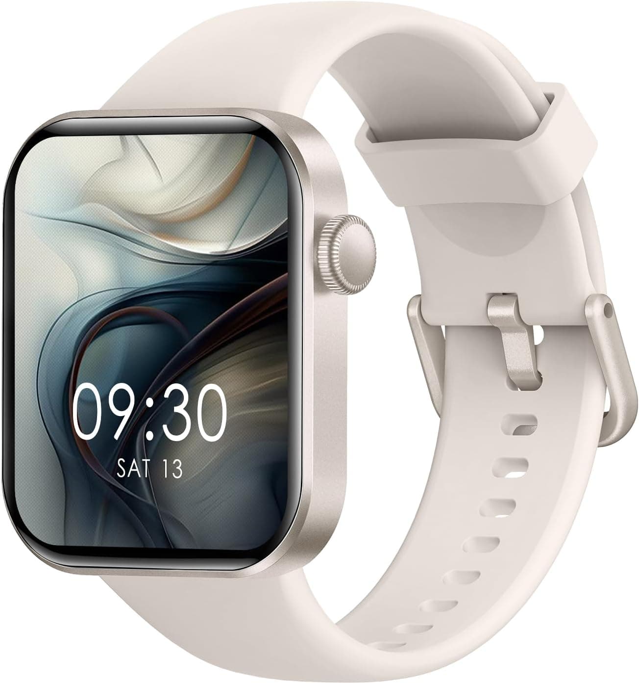 Smartwatch Uomo Donna, 1.85" Orologio Smartwatch con Effettua/Risposta Chiamate, 140 Sportive Smart Watch con Contapassi/Sonno/Cardiofrequenzimetro/SpO2, Impermeabil IP68 Smartband per Android iOS