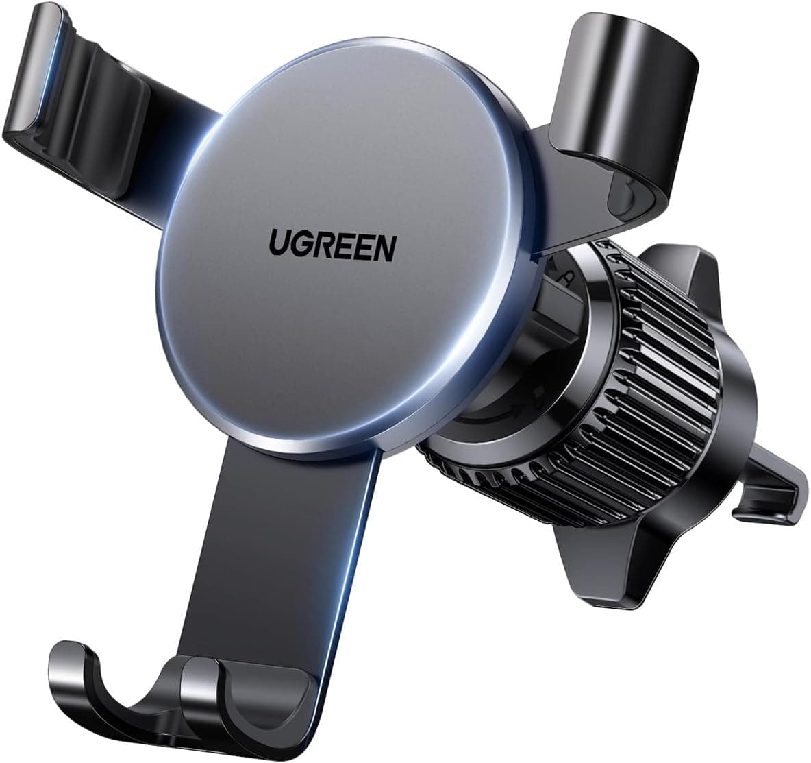 UGREEN Handyhalterung Auto [Upgrade Bombenfest Lüftungshaken] Smartphone Halterung für Lüftungsschlitze, kompatibel mit iPhone 17 16 15 14 13 Pro Max, Galaxy S23 S22 S21, Mate 60 Pro usw.(Schwarz)