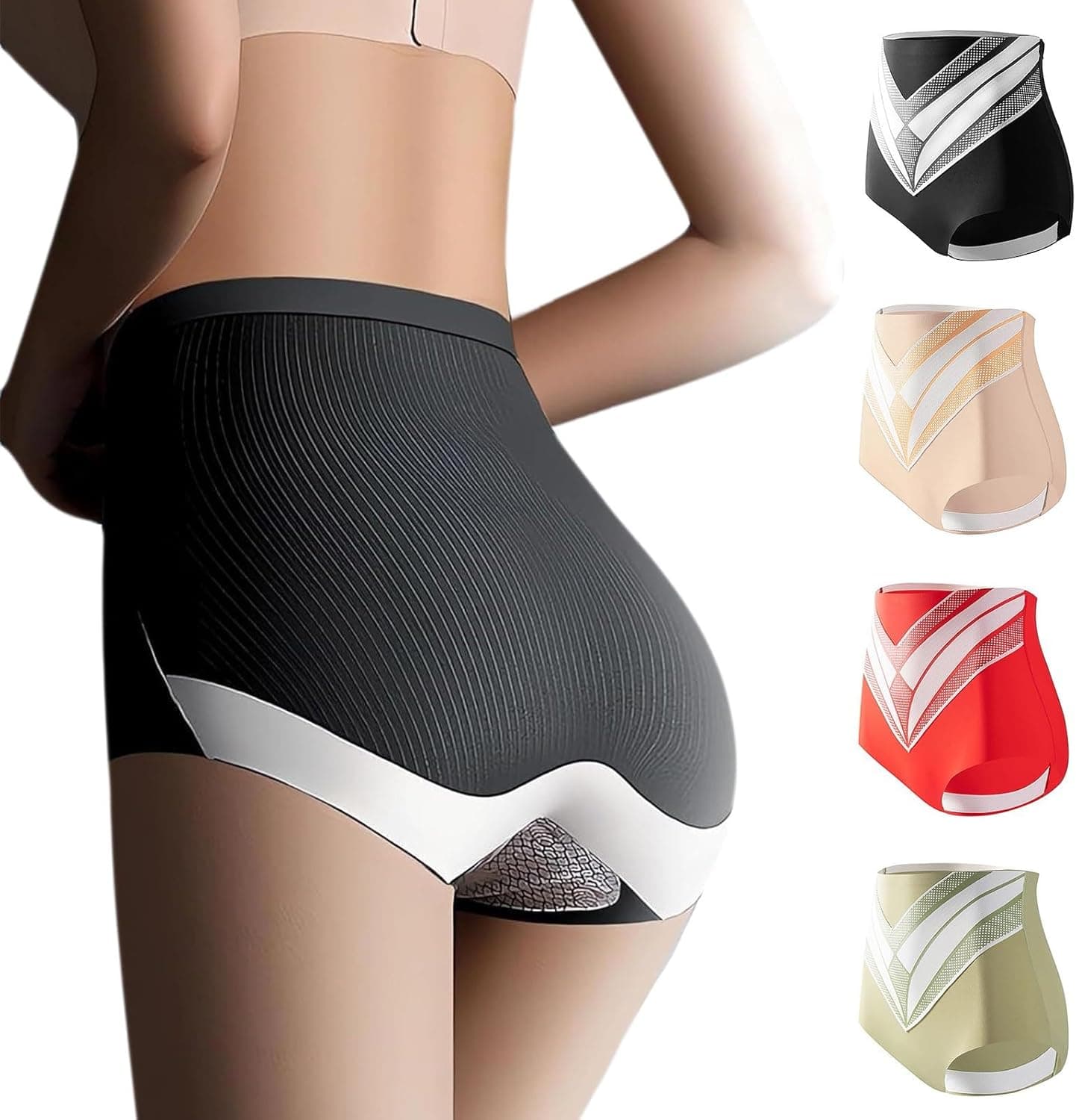 Guaina Contenitiva Donna Vita Alta Senza Cuciture Pantaloncini Panciera Per Snellire Donna Mutande Contenitive Comodi E Traspiranti Shapewear Slip, Intimo Modellante Push Up Butt Lifter Guaina Mutanda