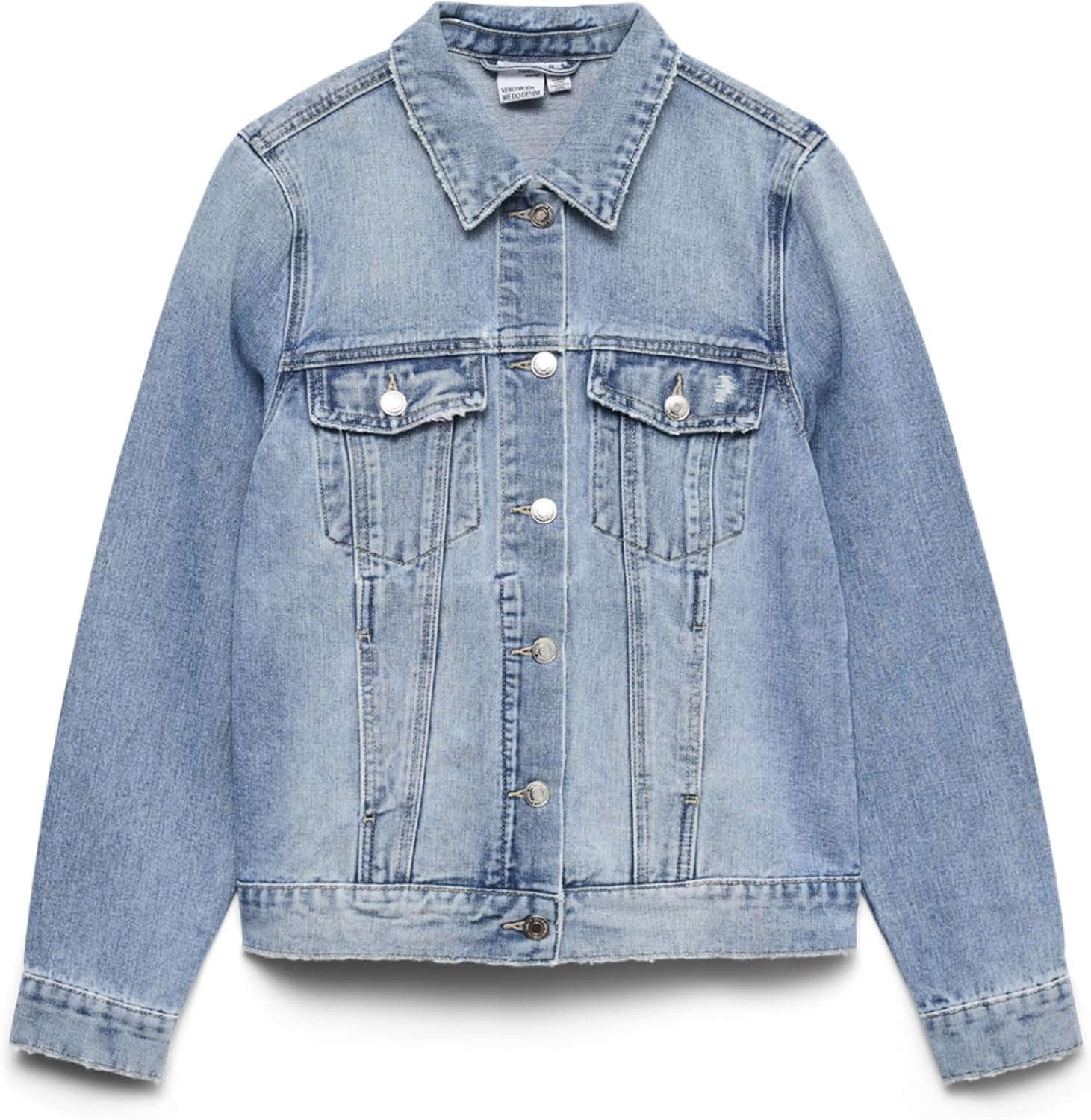VERO MODA Vmzorica Ls Denim Jacket Mix Noos Chaqueta Mujer (Pack de 1)