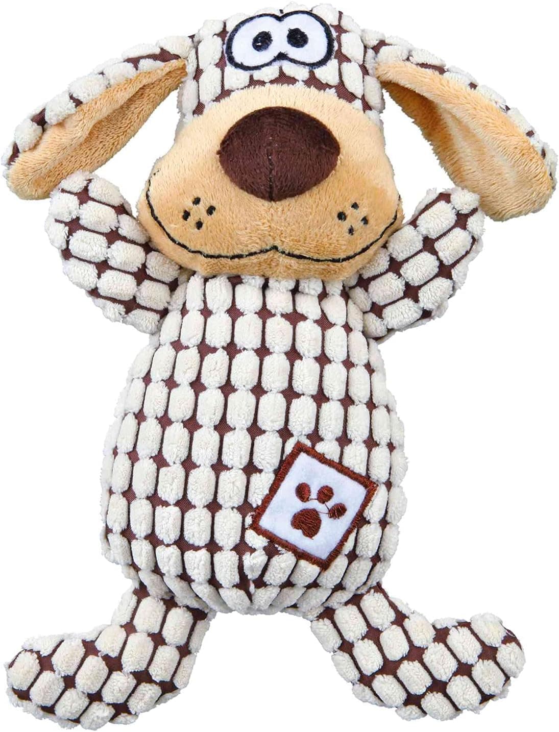 TRIXIE Hundespielzeug aus Plüsch - robustes Stofftier für kleine & mittlere Hunde - weiches Plüschtier zum Spielen & Kuscheln - waschbares Spielzeug für Hunde, 26 cm - 35977