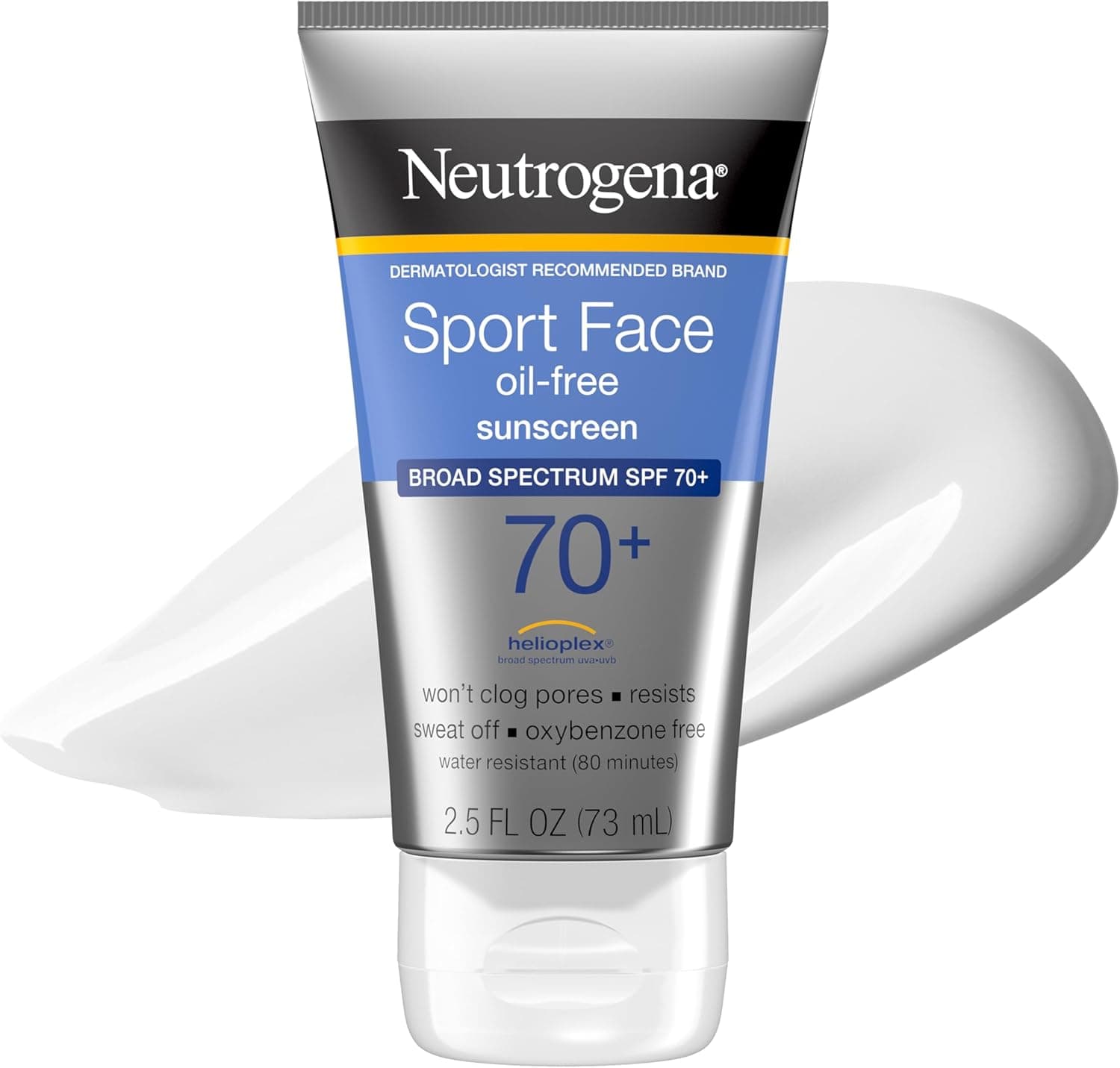 Neutrogena Sport Face SPF#70+ 73 ml Tube, Lotion