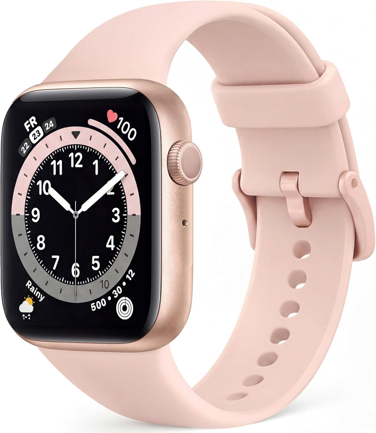 Smart Watch, Fitness Watch for Women Men with 24/7 Heart Rate/Blood Pressure Monitor,Pedometer, Sleep Tracker, 120+ Sport Modes, IP68 Waterproof Activity&Fitness Tracker Compatible with Android iPhone
