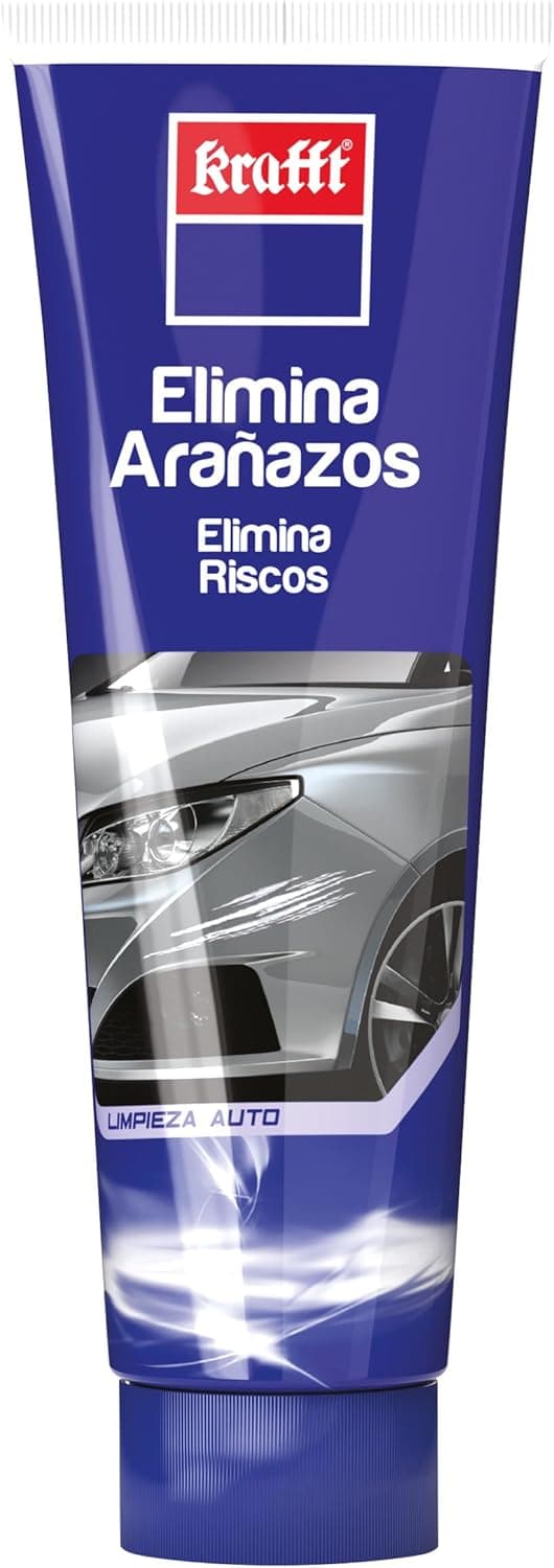 Krafft Reparador de arañazos – Elimina Rayaduras, Restos de Pintura y Manchas Persistentes – Aporta Brillo y Protección – Fácil Aplicación – Seguro para Todo Tipo de Colores y Pinturas – 150 ml