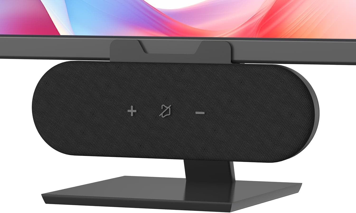 Computer Speakers for Desktop PC, Soundbar for Monitor with Touch Control Stereo 14w USB C Sound Enhanced Bass, Laptop Speaker for Mac Windows PS5 (Black)