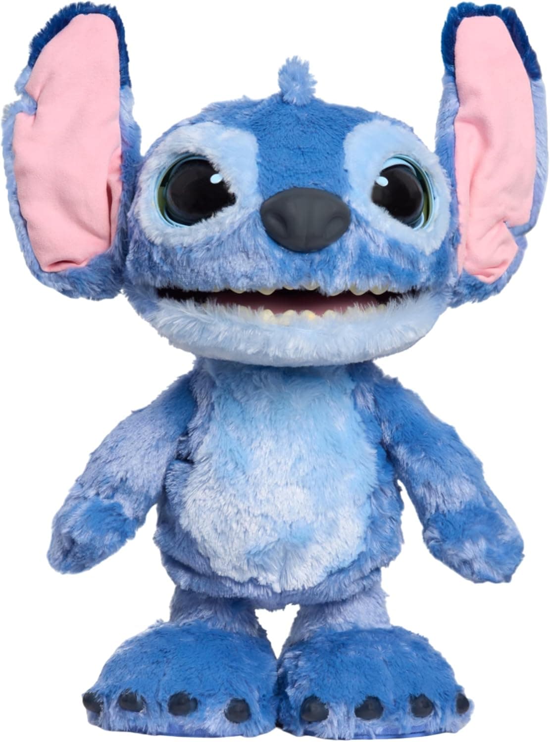 Just Play Peluche interattivo Disney Ultimate Stitch da 43 cm, oltre 100 suoni e reazioni, giocattoli per bambini dai 3 anni