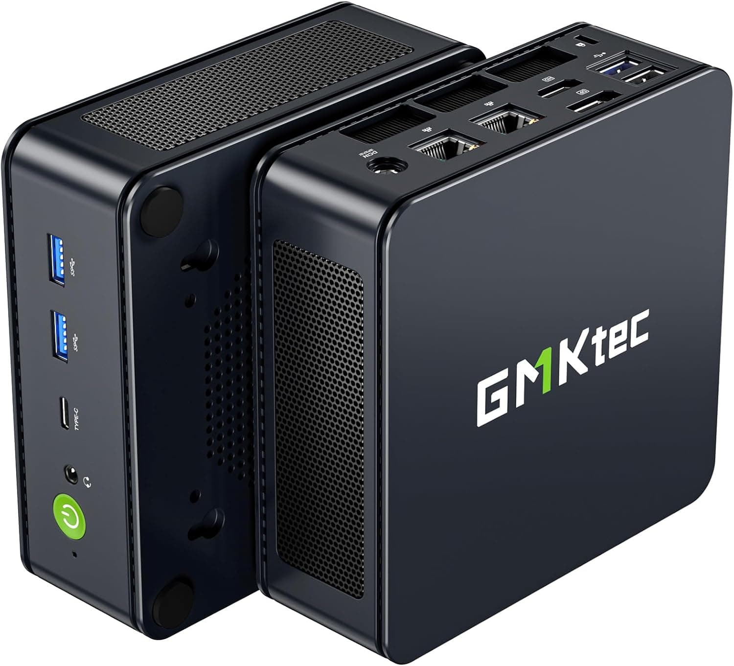 GMKtec M6 Ultra Gaming Barebone Mini-PC Ryzen 5 7640HS (aufgerüstet auf 6600H/6800U), KEIN RAM, KEINE SSD, Dual-NIC-LAN 2,5 GbE Mini-Computer, dreifaches 4K-Display, WiFi 6, USB4, BT 5.2, DP, HDMI 2.0
