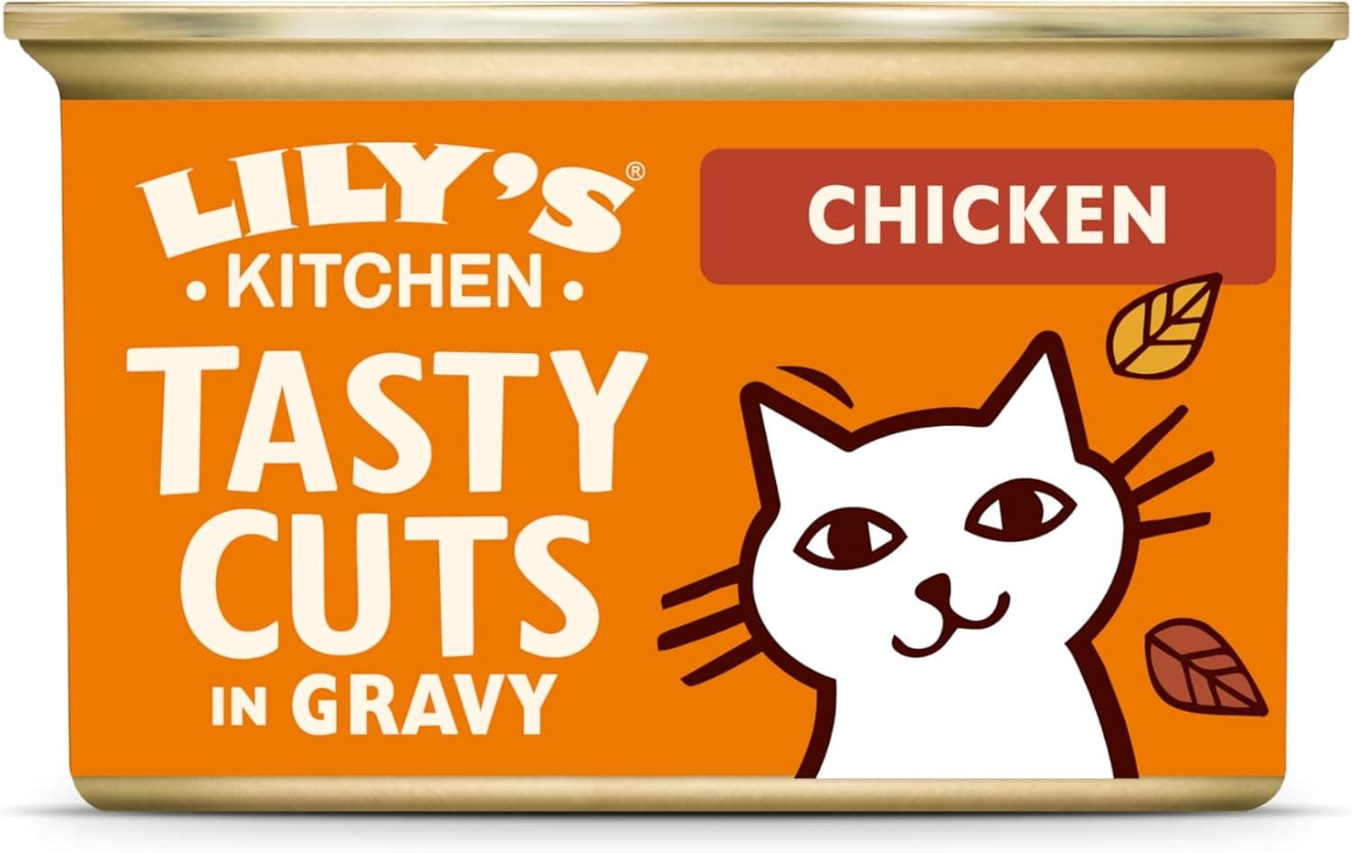 Lily’s Kitchen Made with a Natural Ingredients Tasty Cuts in Gravy with Chicken Adult Wet Cat Food 18 x 85g Tin