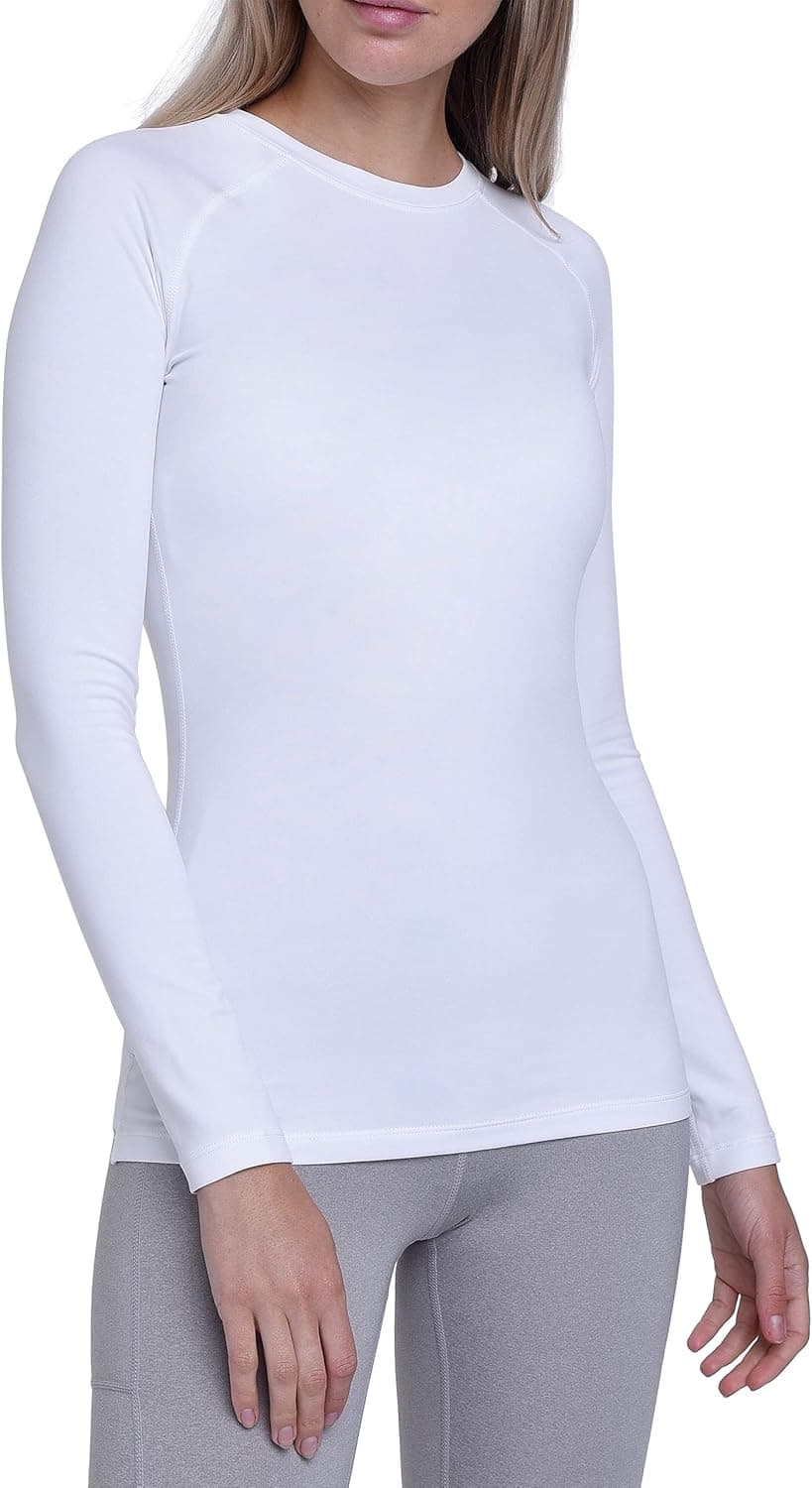 TCA SuperThermal Maglia Termica Donna Manica Lunga - Intimo Termico Donna Invernale - Maglietta Termica Sportiva - Maglie Termiche - Maglia Intima Quickdry - Abbigliamento Termico