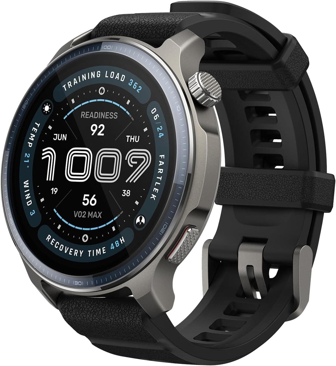 Amazfit Balance 2 Smart Watch for Men 47mm, 1.5" AMOLED Sapphire Glass, Offline Maps, GPS, 21 Days Battery, 170+ Sport Modes, Hyrox & Golf Mode, Strength Training, Heart Rate & Sleep Health Tracking