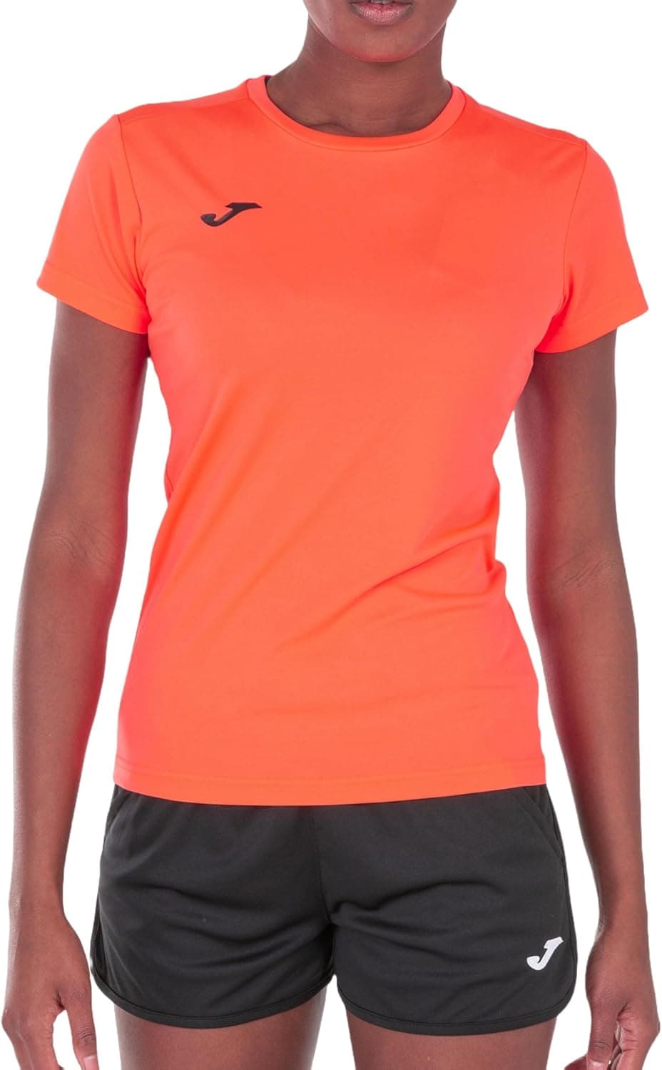 Joma Camiseta Deportiva Manga Corta Mujer, 6XS - 3XL - Mantiene Seco el Contacto con el Cuerpo, Ideal para Running o Gym - Combi