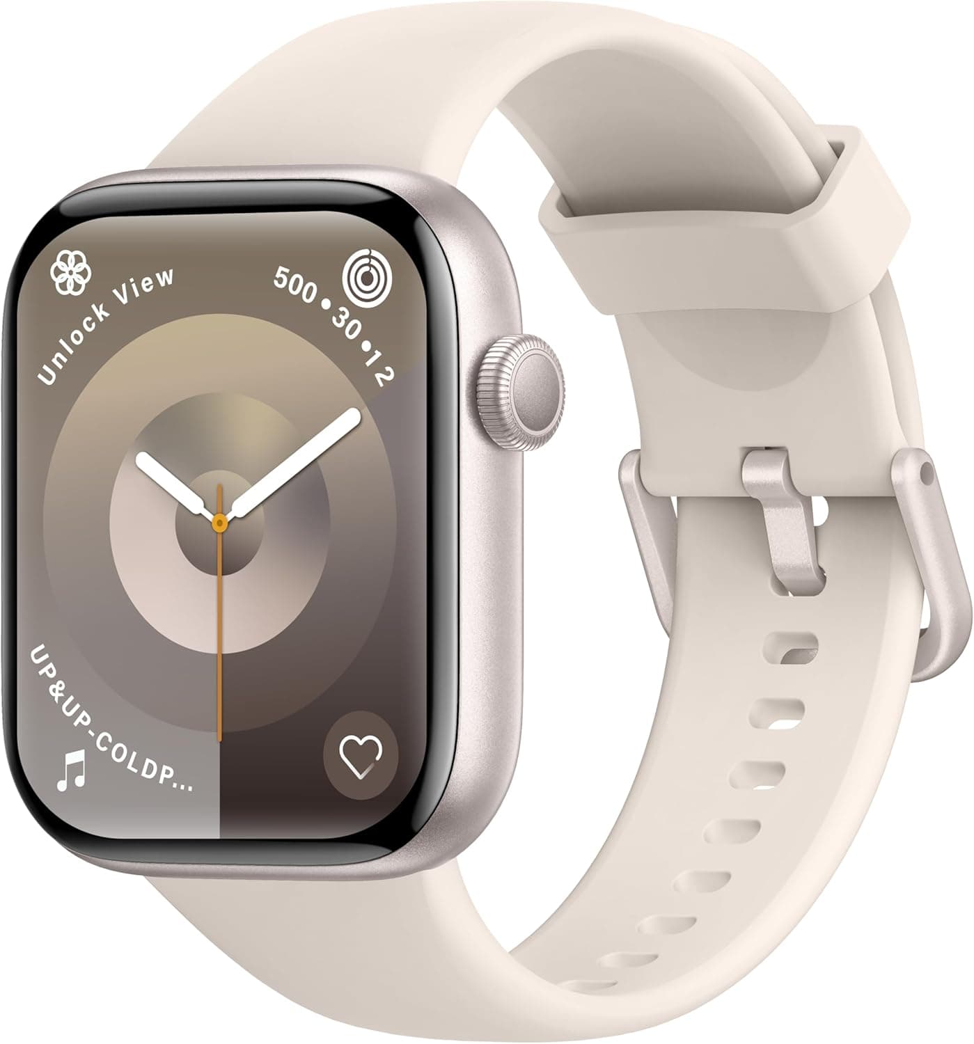 AcclaFit Reloj Inteligente Mujer Hombre, 1.85" Smartwatch con Llamadas Bluetooth, 140+ Modos Deportivos con SpO2/Pulsómetro/Monitor de Sueño/Podómetro, Impermeable IP68 para Android iOS