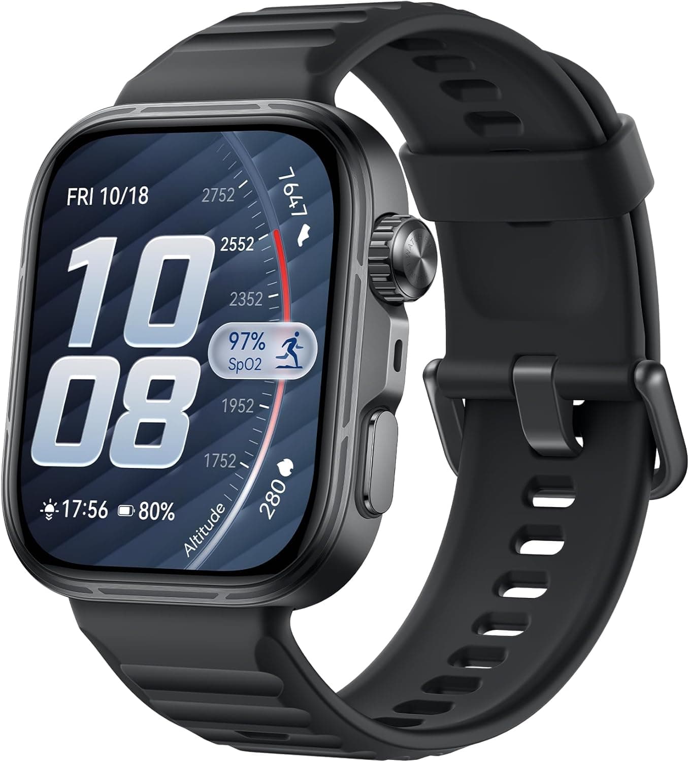 HUAWEI WATCH FIT 5 Pro Smart Watch, GPS, ECG, 1.92" AMOLED FullView Display, Health Monitoring, NFC Pay, Outdoor Sports Fitness Tracker, up to 10 Days Battery Life, 5 ATM, for Android & iOS, Black