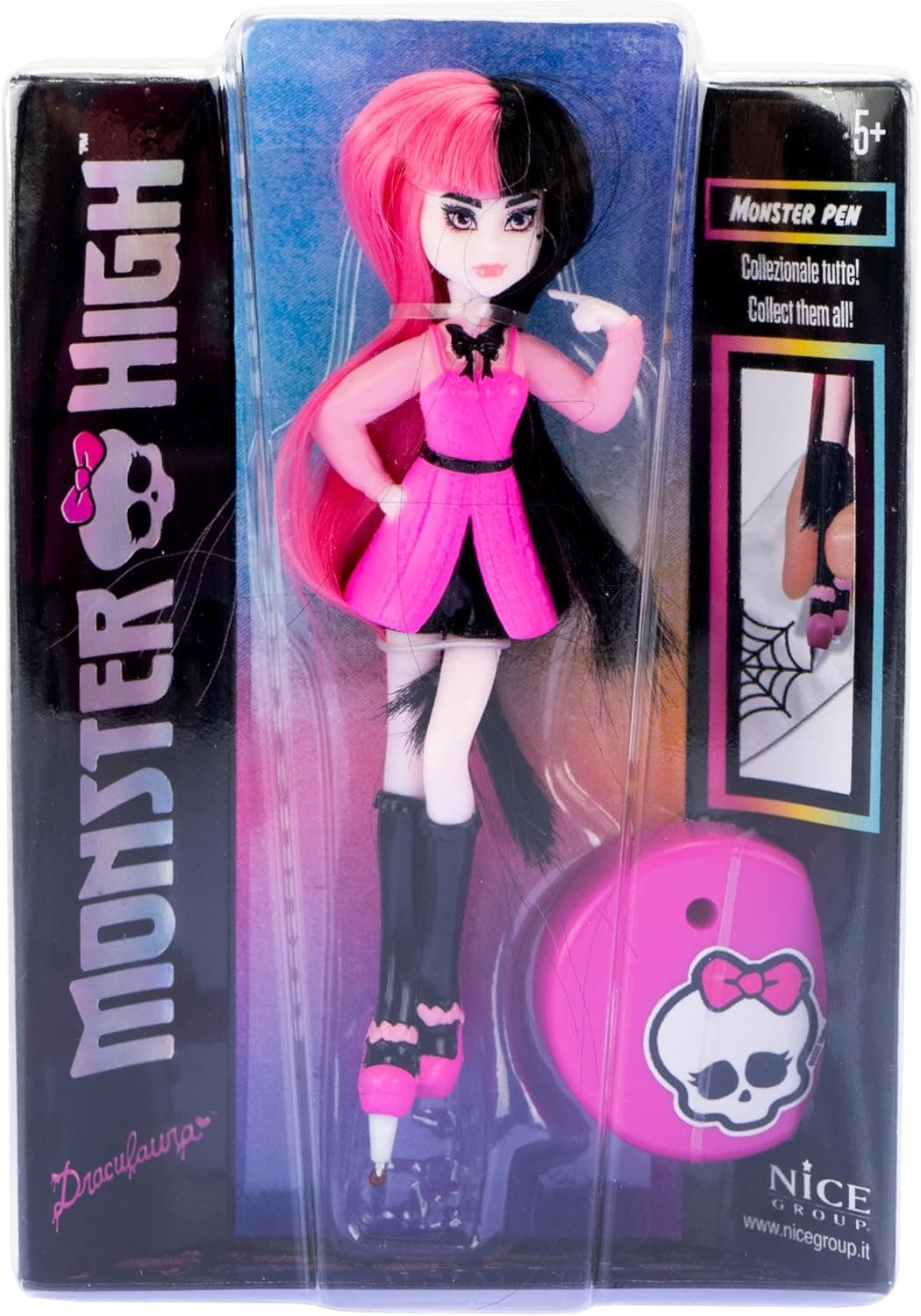 Nice Group - Monster High Doll Pen, 1 Penna a Forma di Bambola a Sorpresa