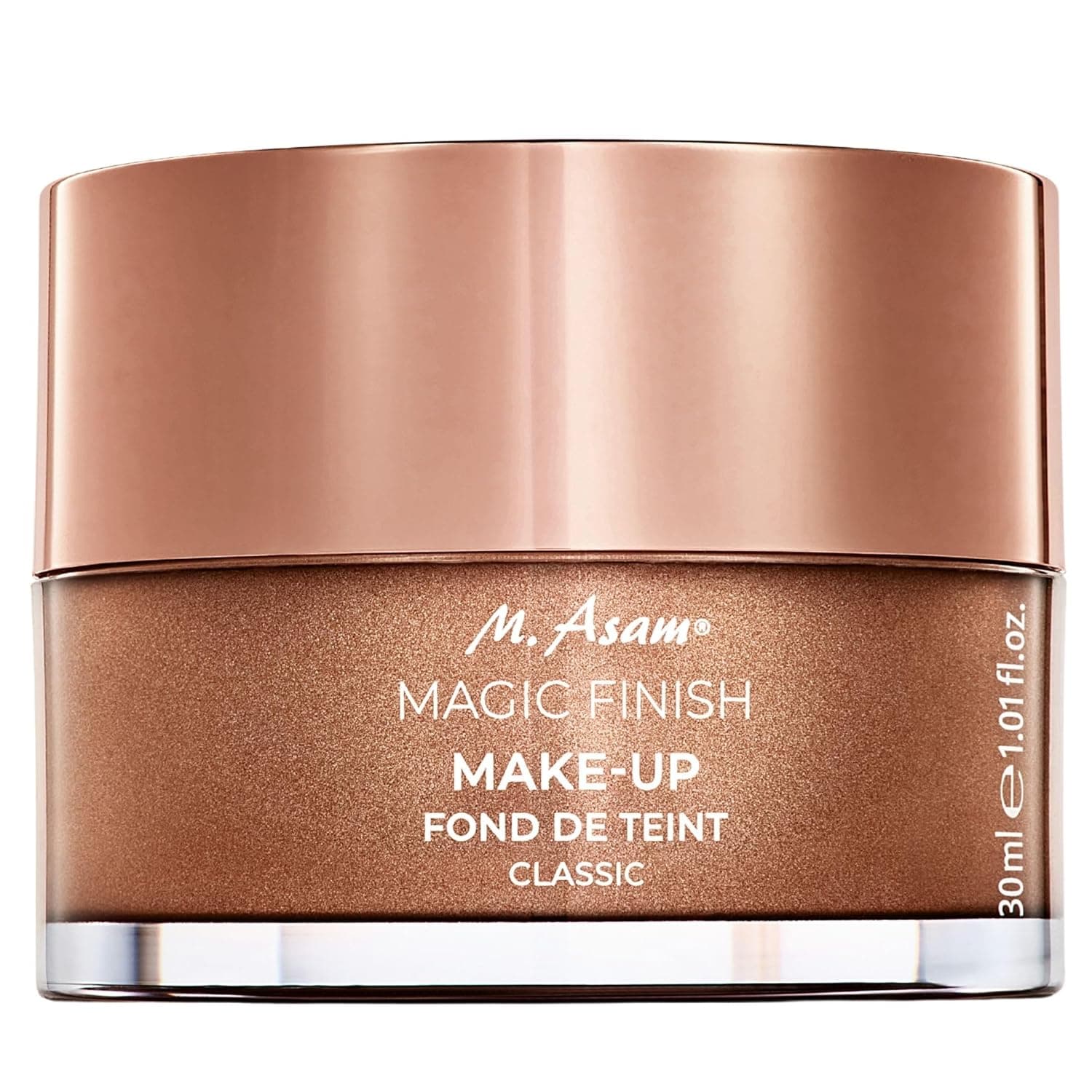 M. Asam Magic Finish Make Up Mousse Classic (30ml), 4-in-1 Primer, Make up, Puder & Concealer, Kaschiert, Gleicht aus, Verschönert & Perfektioniert - Für helle bis mittlere Haut, Vegan